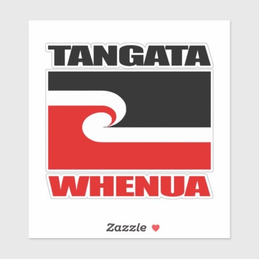 Sticker Tangata Whenua (Feuille)