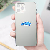 Sticker Tante | Tante bleue (Téléphone)