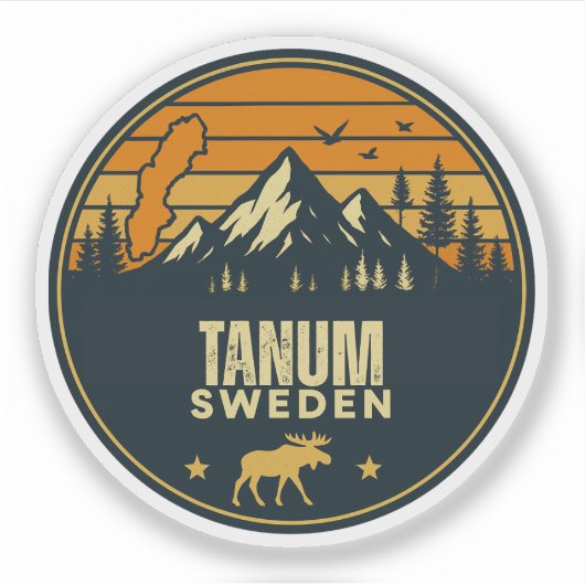 Sticker Tanum, Suède Sverige (Devant)