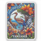 Sticker Tanzanie, Afrique (Devant)