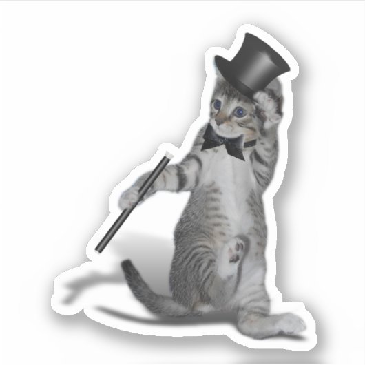 Sticker Tap Chat de danse (Devant)