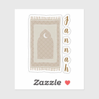 Sticker Tapis de prière Jannah inspiré