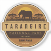 Sticker Tarangire National Park , Tanzania (Devant)