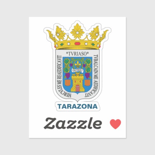 Sticker Tarazona (Aragon, Espagne), blason (Feuille)