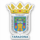 Sticker Tarazona (Aragon, Espagne), blason (Recto)