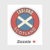 Sticker Tarland, Écosse (Feuille)