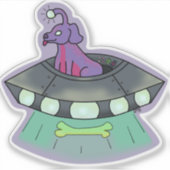 Sticker Taro the Alien Dog (Devant)