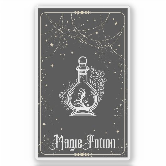 Sticker Tarot de potion magique (Devant)