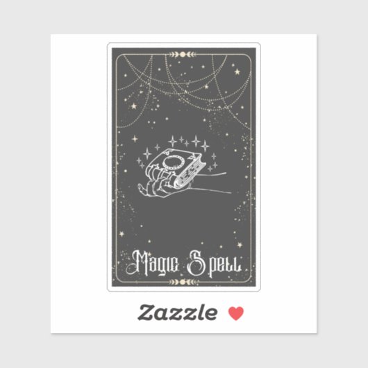 Sticker Tarot magique (Feuille)