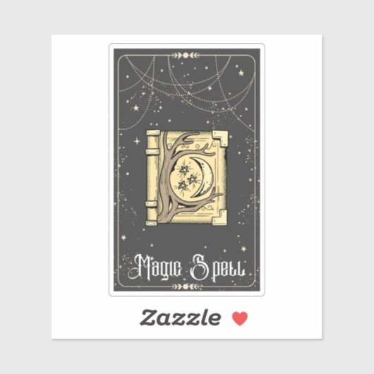 Sticker Tarot magique (Feuille)