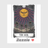 Sticker Tarot Soleil Gothique (Feuille)