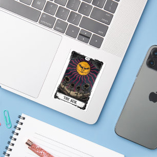 Sticker Tarot Soleil Gothique