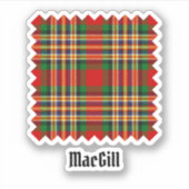 Sticker Tartan Clan MacGill (Devant)
