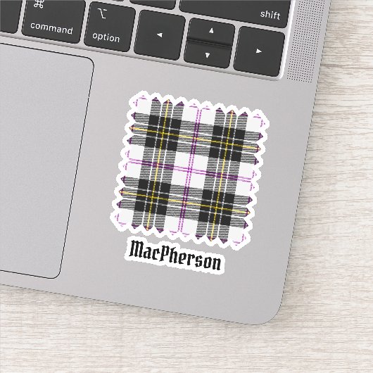 Sticker Tartan de la robe Clan MacPherson (Détail)