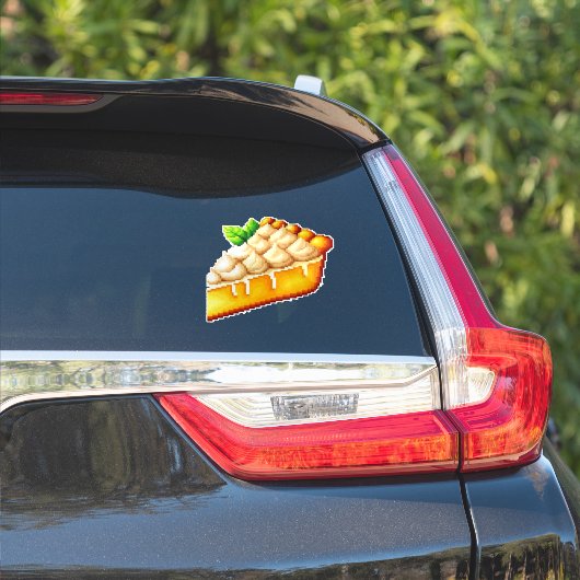 Sticker Tarte à la citrouille (Côté voiture)