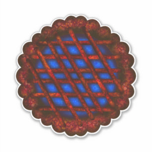 Sticker Tarte aux bleuets