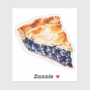 Sticker Tarte aux myrtilles