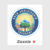 Sticker Tashkent city seal, Uzbekistan (Feuille)