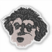Sticker Tasse pour maman de Labradoodle (Devant)