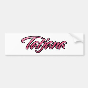 Sticker Tatjana rose pâle