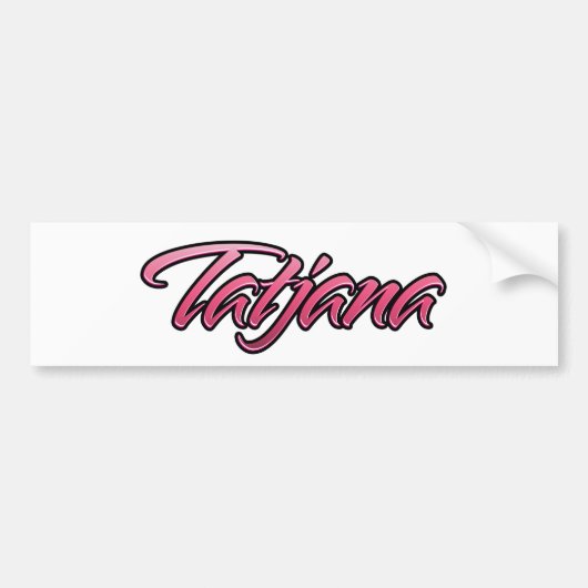 Sticker Tatjana rose pâle (Devant)