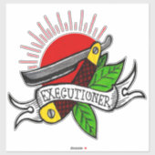Sticker tatouage de l'ancienne école (Feuille)