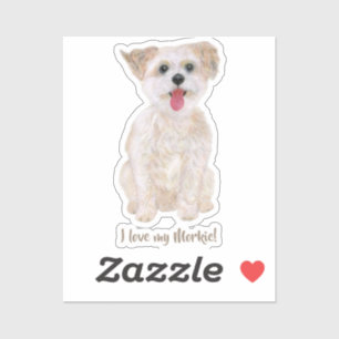 Sticker Tatouage personnalisé Morkie