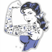 Sticker Tattoo Girl Arm Up Thunder_Cove (Devant)