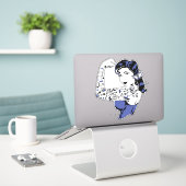 Sticker Tattoo Girl Arm Up Thunder_Cove (Ordinateur portable sur le bureau)