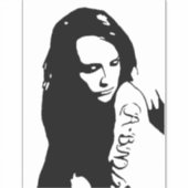 Sticker Tattooed girl (Devant)