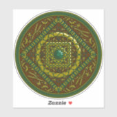 Sticker Taurus Mandala Contour (Feuille)