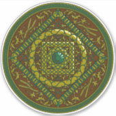 Sticker Taurus Mandala Contour (Devant)