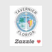 Sticker Tavernier - Florida Keys (Feuille)