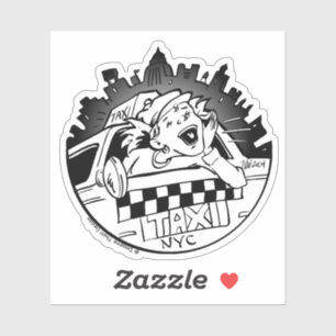 Sticker Taxi fille