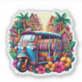 Sticker Taxi Tuk-tuk (Devant)