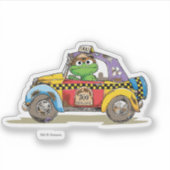 Sticker Taxi vintage Oscar (Devant)