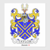Sticker Taylor Family Crest (Feuille)