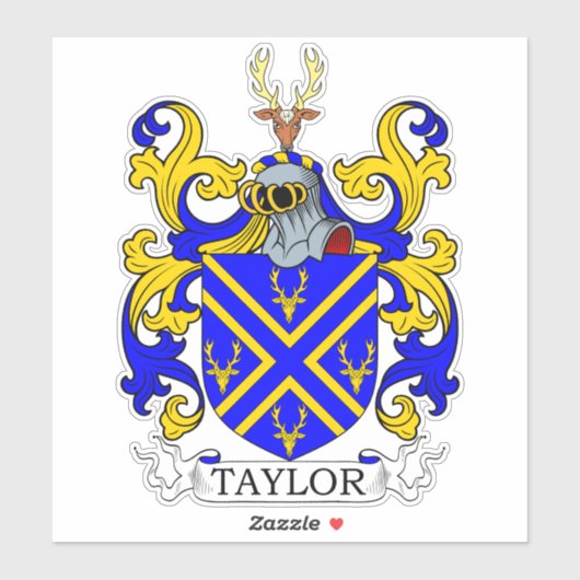 Sticker Taylor Family Crest (Feuille)