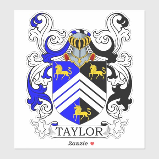 Sticker Taylor Family Crest (Feuille)