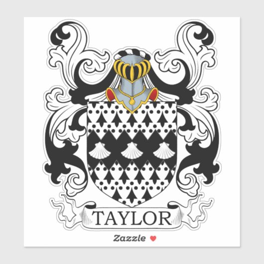 Sticker Taylor Family Crest (Feuille)