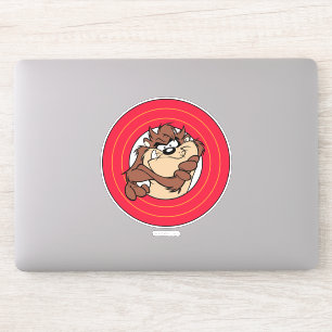 Sticker TAZ™ à travers les cercles LOONEY TUNES™