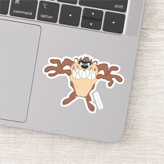 Sticker TAZ™ Grin pour dents serrées (Détail)