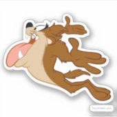 Sticker TAZ™ volant à travers l'air (Devant)