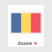 Sticker Tchad (Feuille)