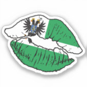 Sticker Tchernihiv Oblast Chernihivshchyna Lipstick Amour (Recto)