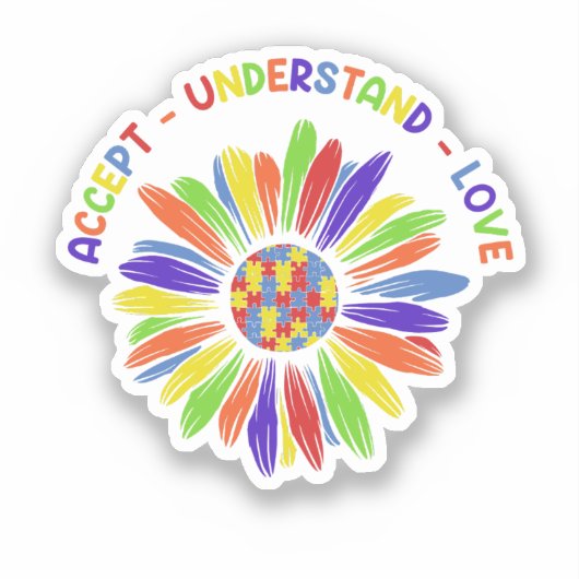 Sticker TDAH, Autisme aba, Santé mentale, Sensibilisation  (Recto)