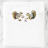 Sticker Tea Party des écureuils (Sac)