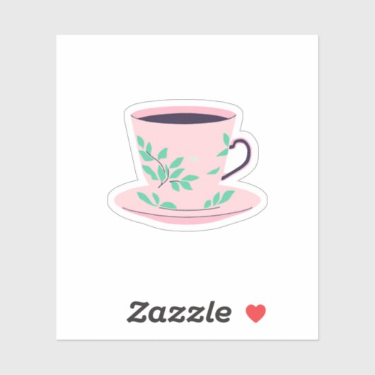 Sticker Teacup (Feuille)