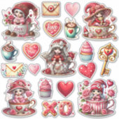 Sticker Teacup Gnome Gals and Things (Devant)
