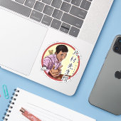 Sticker Team Kitamura Spirit ! (Ordinateur portable avec iPhone)